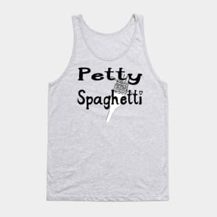 Petty Spaghetti Funny Food Design Tank Top